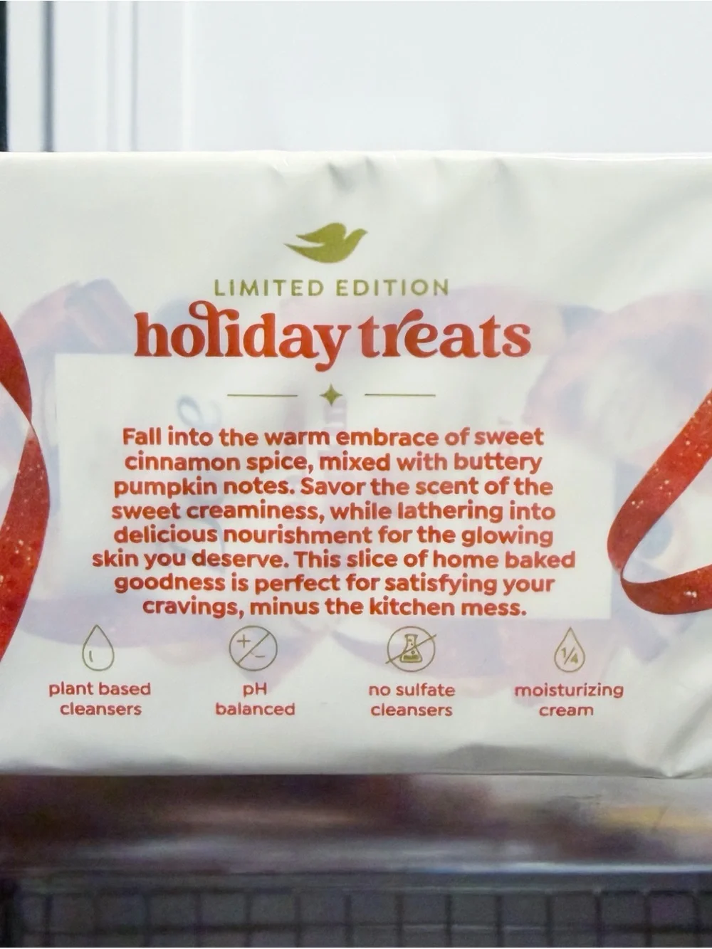 Dove CINNAMON PUMPKIN PIE Limited Edition Beauty Bar Soap ~ 4 Bars New / Sealed